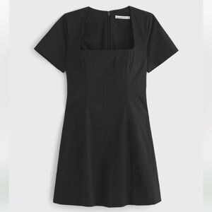 Short-Sleeve Stretch Mini Dress